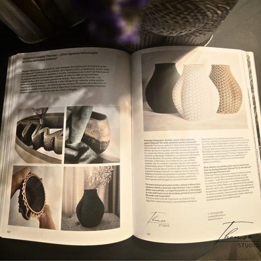 Universul ceramic Thomsa în Igloo – între rigoarea tehnologiei și vulnerabilitatea materiei